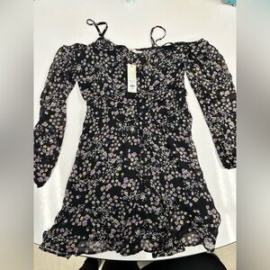 Off the shoulder floral dress